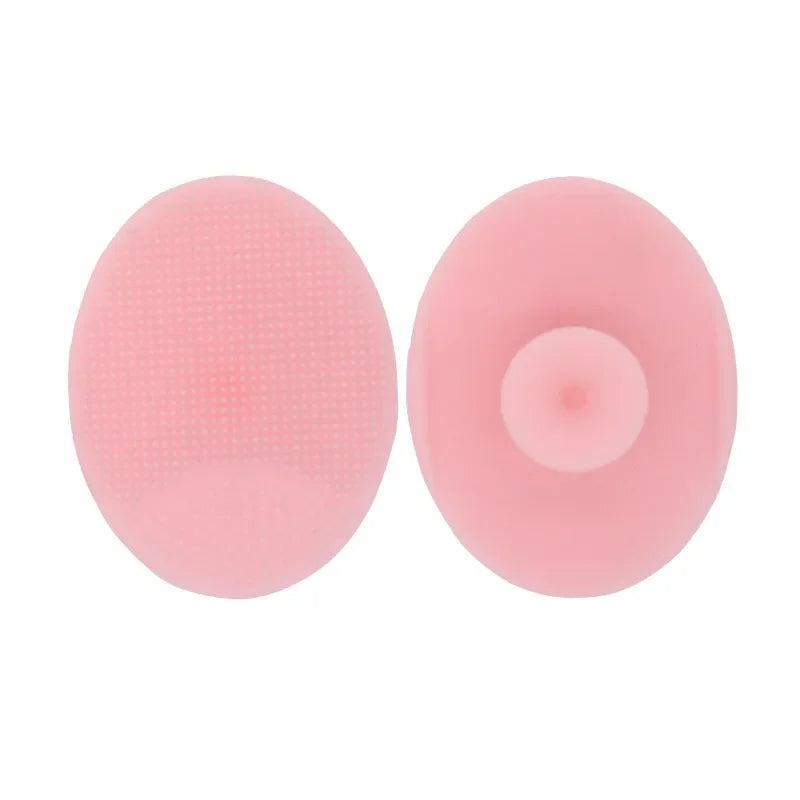 Pack Face Scrubber,JEXCULL Soft Silicone Facial Cleansing Brush Face Exfoliator Blackhead Acne Pore Pad Cradle Cap Face Wash