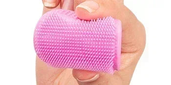 Pack Face Scrubber,JEXCULL Soft Silicone Facial Cleansing Brush Face Exfoliator Blackhead Acne Pore Pad Cradle Cap Face Wash
