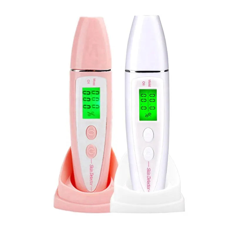 Skin Oil Moisture Tester Machine LCD Precise Detector Digital Monitor for Skin Sensor Analyzer Facial Care Tools