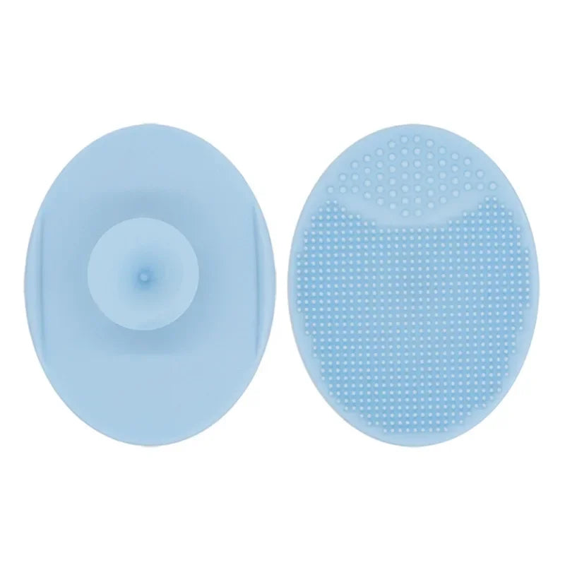 Pack Face Scrubber,JEXCULL Soft Silicone Facial Cleansing Brush Face Exfoliator Blackhead Acne Pore Pad Cradle Cap Face Wash