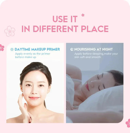 Japan Sakura Wrinkle Remover Face Serum Cream Anti-Aging Fade Fine Lines Lift Firming Vitamin C Whitening Rejuvenation Skin Care