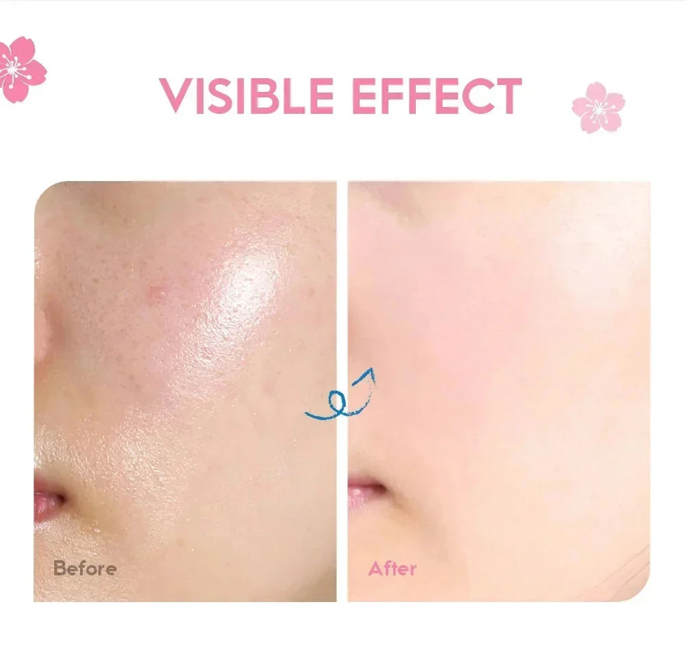 Japan Sakura Wrinkle Remover Face Serum Cream Anti-Aging Fade Fine Lines Lift Firming Vitamin C Whitening Rejuvenation Skin Care