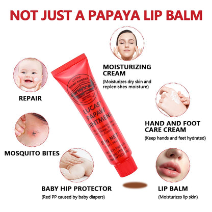 Face Care Lucas Papaw Ointment Balm Lipstick Moisturizing Anti Drying Multifunctional Hydrating Universal Cream Lip Balm Oil 25g