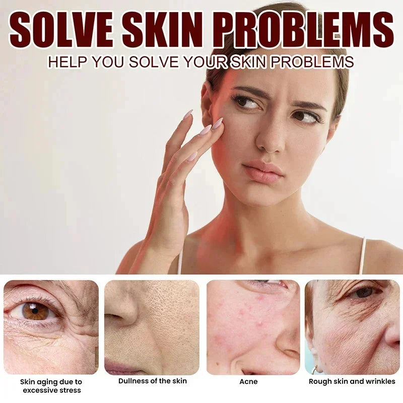 Japan Sakura Wrinkle Remover Face Serum Cream Anti-Aging Fade Fine Lines Lift Firming Vitamin C Whitening Rejuvenation Skin Care