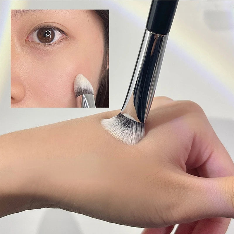 Karsyngirl Foundation Concealer Makeup Brushes Three-sided Slope Contour Highlight Detail Brush Cosmetic Beauty Brush Tool