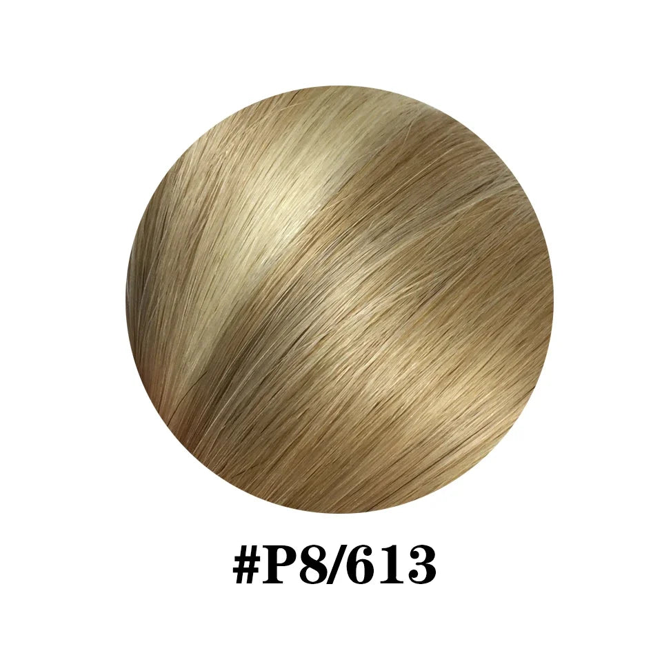 Straight Ponytail Human Hair Extension With Clip In Drawstring Ponytail Straight Brazilian 100% Human Hair Natural Clip Ponytail