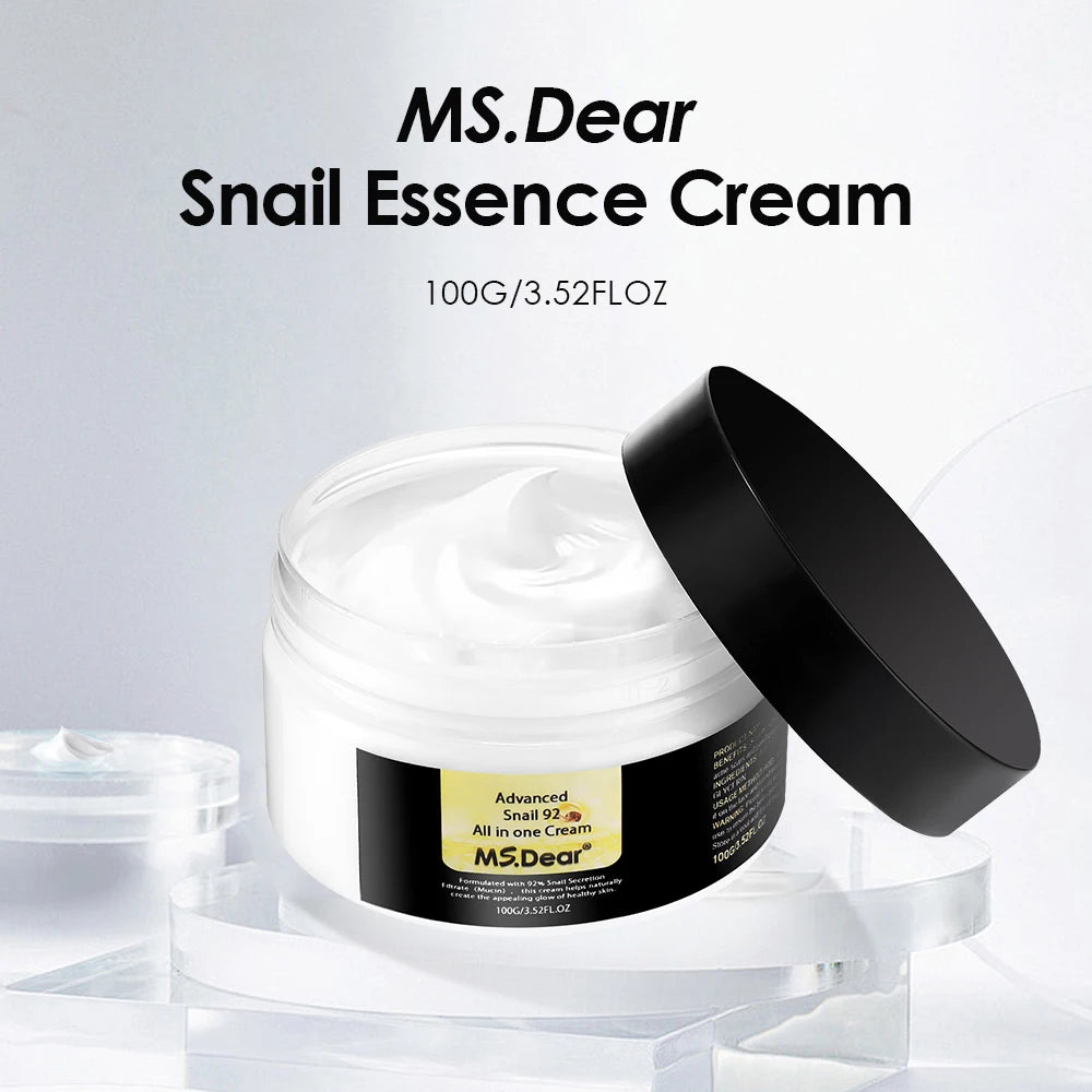 Hyaluronic Face Moisturizer Moisturizing snail Cream Anti-Wrinkle Aging Moisturizing Shrink Pores Whitening Smooth Skin Care