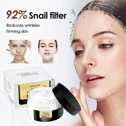 Hyaluronic Face Moisturizer Moisturizing snail Cream Anti-Wrinkle Aging Moisturizing Shrink Pores Whitening Smooth Skin Care