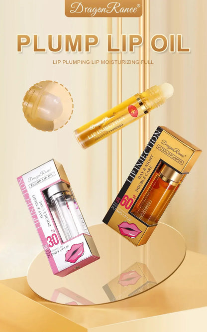 Instant Volumising Lip Plumper Oil Lip Enhancer Lip Gloss Plumping Serum Moisturizing Anti-Wrinkle Lipstick Sexy Lip Care Makeup