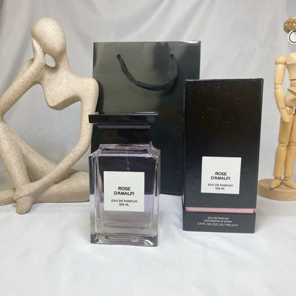 100ml Brand Perfume Men Women High Quality Unisex Long-lasting Eau De Cologne Parfum Spray Women Classic Rose Series Parfume