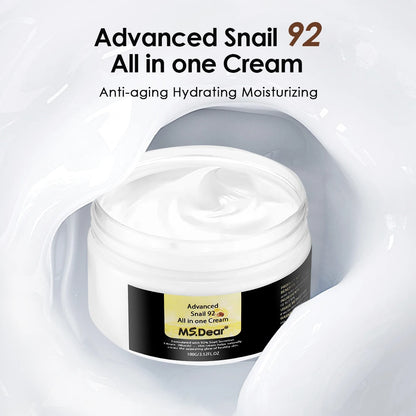 Hyaluronic Face Moisturizer Moisturizing snail Cream Anti-Wrinkle Aging Moisturizing Shrink Pores Whitening Smooth Skin Care