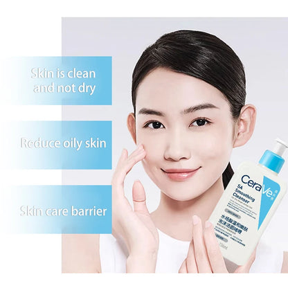 CeraVe SA Cleanser | Salicylic Acid Cleanser with Hyaluronic Acid, Niacinamide & Ceramides BHA Exfoliant for Face |236ml