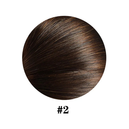 Straight Ponytail Human Hair Extension With Clip In Drawstring Ponytail Straight Brazilian 100% Human Hair Natural Clip Ponytail