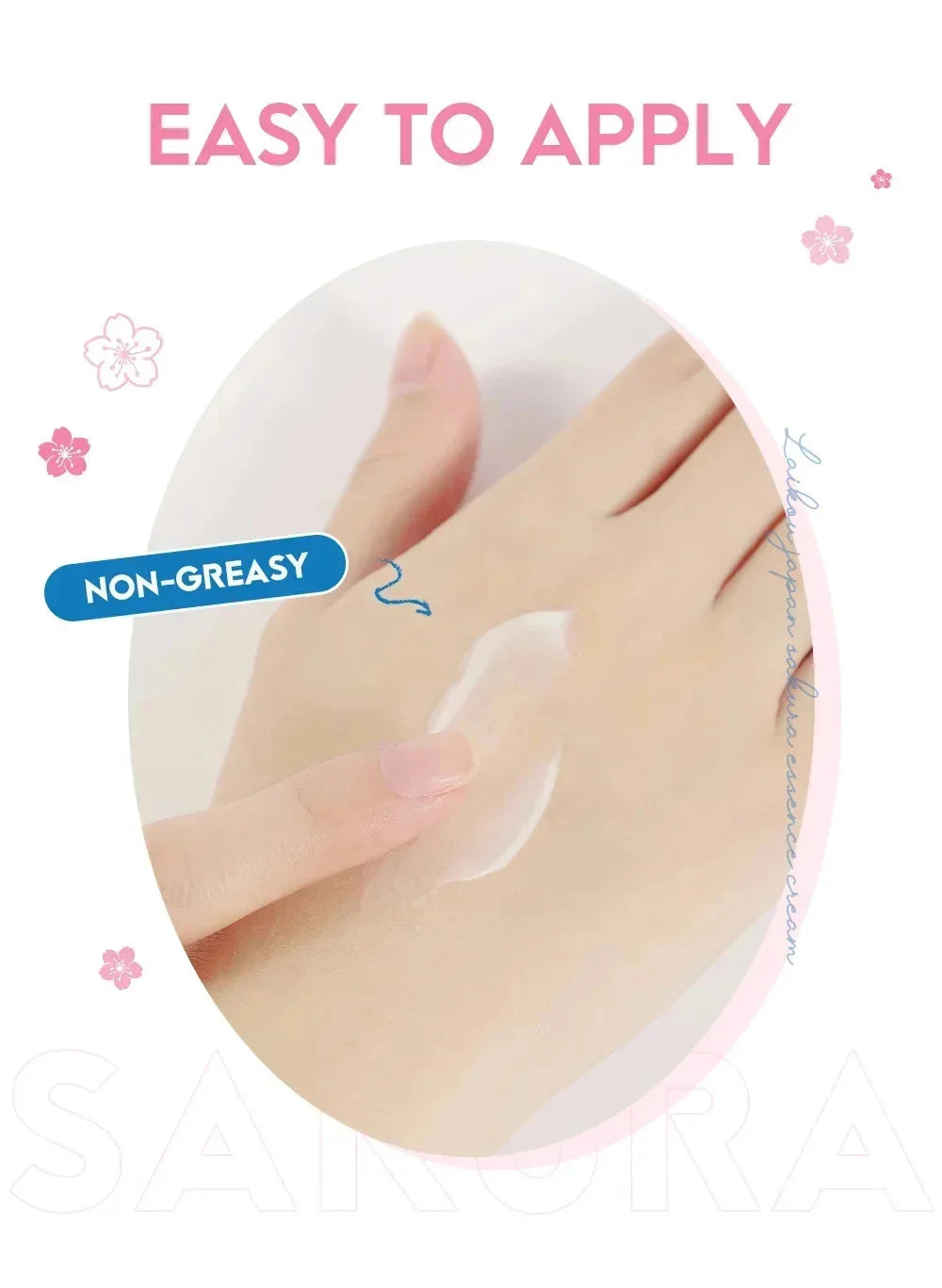 Japan Sakura Wrinkle Remover Face Serum Cream Anti-Aging Fade Fine Lines Lift Firming Vitamin C Whitening Rejuvenation Skin Care