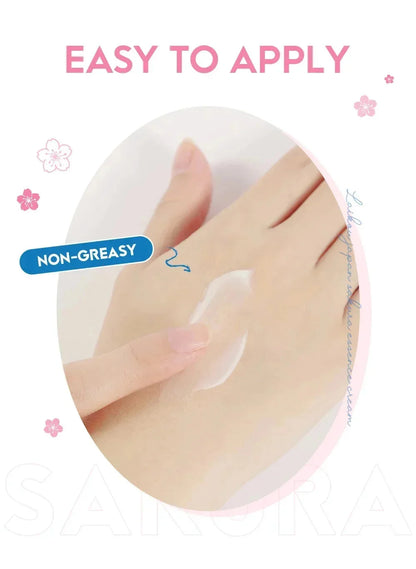 Japan Sakura Wrinkle Remover Face Serum Cream Anti-Aging Fade Fine Lines Lift Firming Vitamin C Whitening Rejuvenation Skin Care
