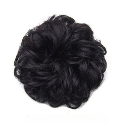 Donut Hair Bun Updo Chignon with Elastic Hair Rope - Synthetic Hair Extensions for Natural Looking Daily Wear Hair Accessories