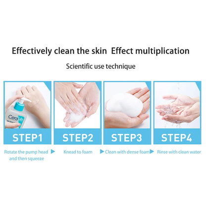 CeraVe SA Cleanser | Salicylic Acid Cleanser with Hyaluronic Acid, Niacinamide & Ceramides BHA Exfoliant for Face |236ml