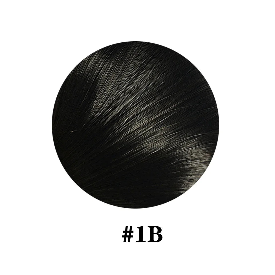 Straight Ponytail Human Hair Extension With Clip In Drawstring Ponytail Straight Brazilian 100% Human Hair Natural Clip Ponytail