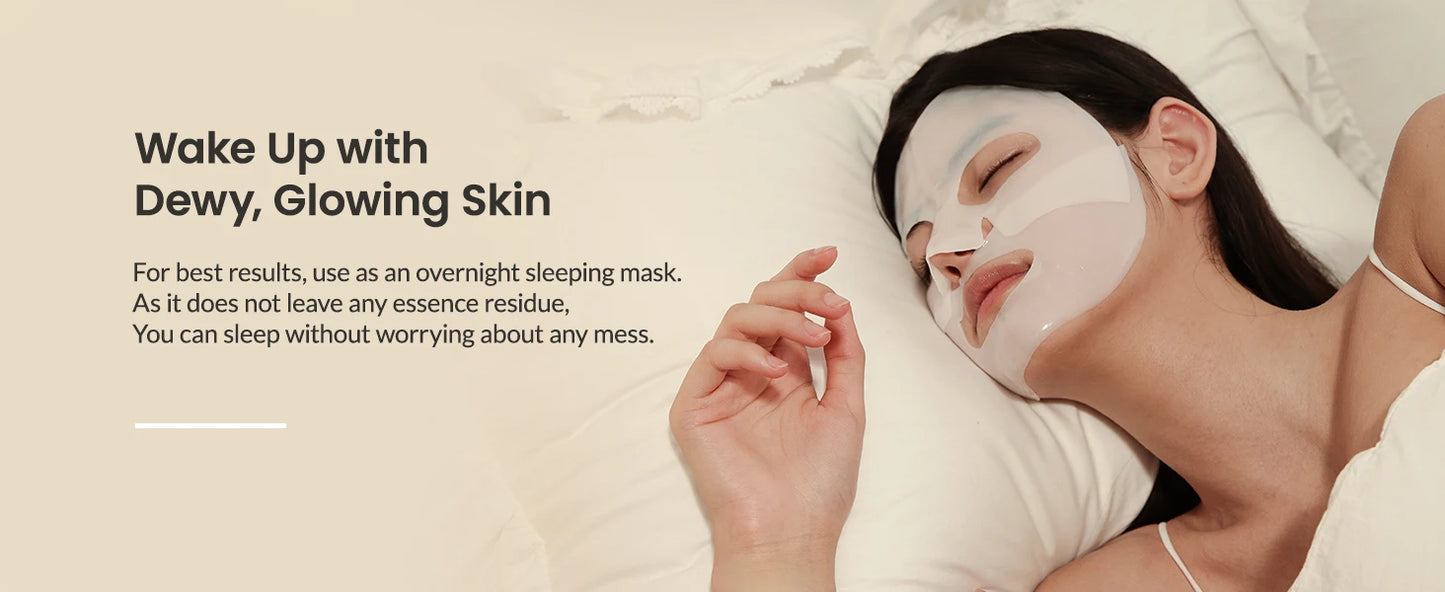 BIODANCE Bio-Collagen Real Deep Mask, Hydrating Overnight Hydrogel Mask, Pore Minimizing, Elasticity Improvement, 34g x4ea
