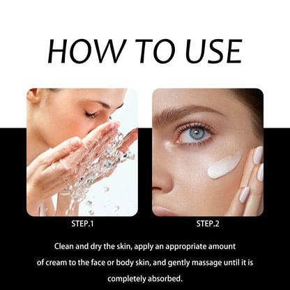 Hyaluronic Acid Face Cream Shrinking Pores Anti-Puffiness Oil Control Repair Damaged Brightening Skin Moisturizing Facial Cream