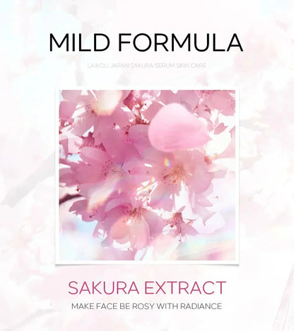 Japan Sakura Wrinkle Remover Face Serum Cream Anti-Aging Fade Fine Lines Lift Firming Vitamin C Whitening Rejuvenation Skin Care