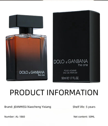 Hot Selling Brand Eau De Toilette for Men Fresh Romantic Fougere Scent Woody Notes 50ml Cologne Perfume Long Lasting Man Parfum