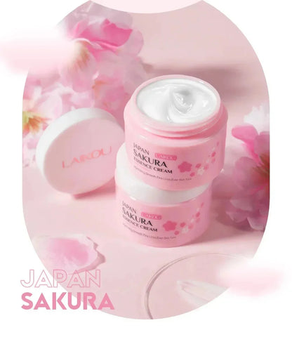 Japan Sakura Wrinkle Remover Face Serum Cream Anti-Aging Fade Fine Lines Lift Firming Vitamin C Whitening Rejuvenation Skin Care