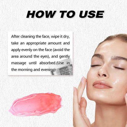 24h Glow & Lifted Collagen Jelly Cream Niacinamide And Hydrolyzed Collagen Strengthen The Skin Barrier And Moisturize The Skin